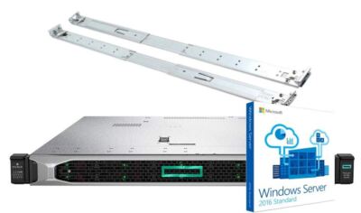 HP ProLiant DL360 Gen10 Server Bundle with Windows Server 2016, 2 x Intel Silver