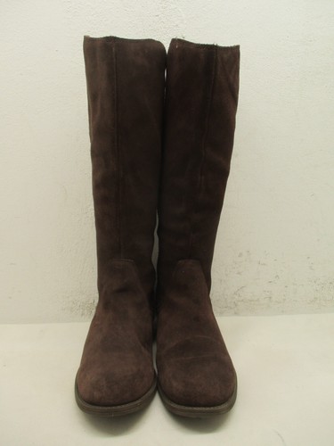 Stivali UGG Seldon donna taglia 7,5 marrone cioccolato alti full back zip scamosciati 1005434 - Foto 2 di 11