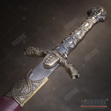 15.5" Sir Lancelot Medieval Dagger Stainless Steel Blade Fixed Blade Dagger