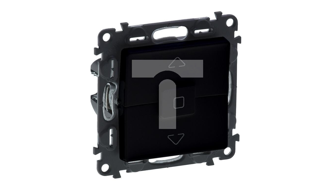 VALENA LIFE roller blind control button black 10A 230V 756330 /T2UK