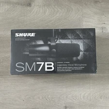 Shure SM7B Cardioid Dynamic Vocal Microphone - (New, Sealed)