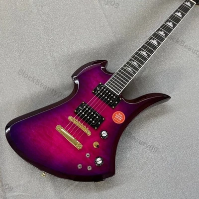 Guitare Électrique Solid Body Style Mockingbird – Sillet en Os– Micros Actifs - Photo 1/4
