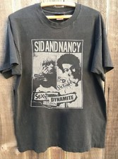 Sid Vicious Sex Pistols Band Charcoal Unisex T shirt Reprint S-5XL KH17844