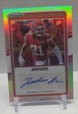 2025 Panini Prizm - Significant Signatures Jaden Hicks #SSI-JHS (AU)