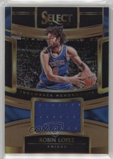 2018-19 Panini Select Throwback Memorabilia Copper Prizm 38/49 Robin Lopez 1ek2