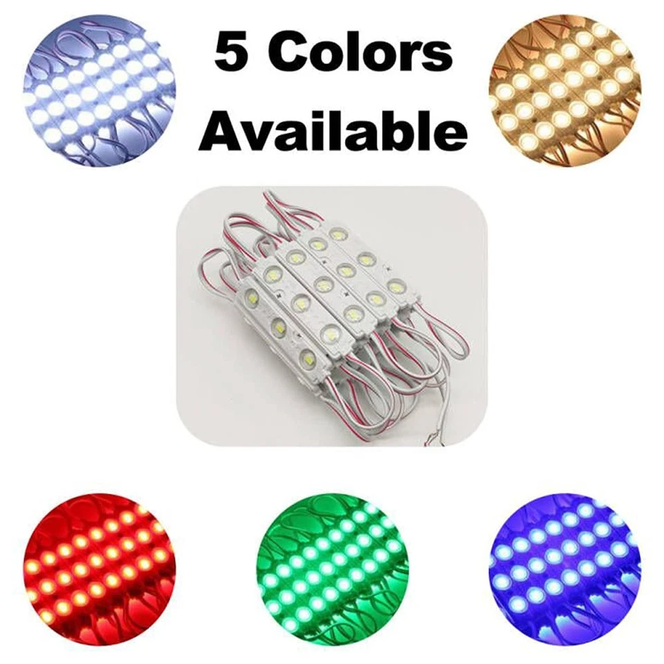 LED Module, Windows Lights Blue 100pcs 49.8 Ft 5730 SMD 150LM Per LED Module ... - Image 4 of 4