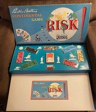 Vtg Original 1959 RISK Board Game Parker Bros Wood Armies 100% Complete + Extras