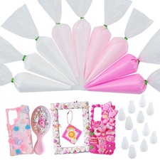 Decoden Cream 9PCS Premium Fake Whipped Cream Glue Kit for Phone Cases  Crafts