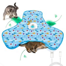 Interactive Cat Toys for Indoor Cats, Automatic Hide and Seek Motion-Activate...