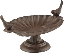 Image of Fallen Fruits FB162 Double Bird Bath, Brown