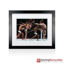 Framed Brad 'One Punch' Pickett Signed Photo - UFC Montage  Autograph