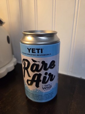 New YETI Rare Air Limited Edition 12 OZ Stash Can with sticker and paperwork