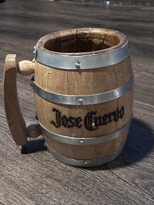Jose Cuervo Barriles Barrel Mug Jug Wood Tequila Function Advertising Cantarito