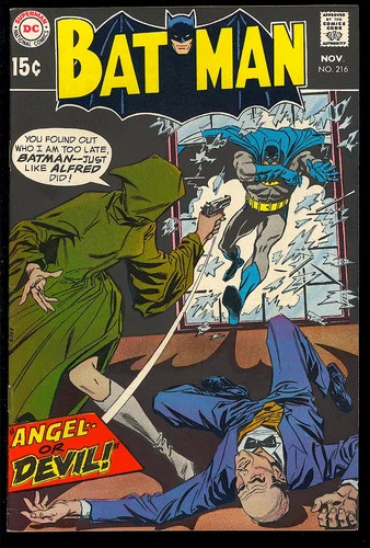 Batman #216 High Grade Silver Age Superhero Vintage DC Comic 1969 VF