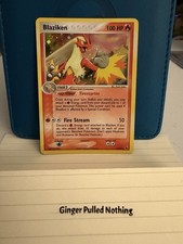 Pokémon TCG Blaziken EX Holo Rare Card Ruby and Sapphire 2003, 3/109 on eBay