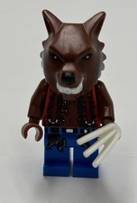 LEGO Werewolf minifigure Monster Fighters 9463 mini figure Glow In Dark Claw