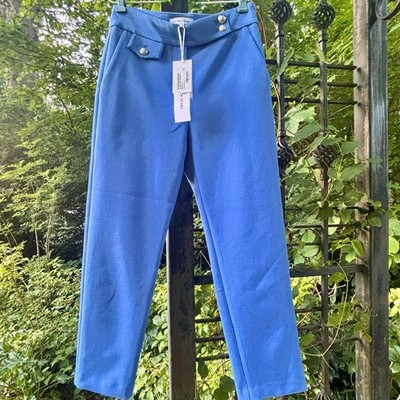 *VERONICA BEARD RENZO PANT IN BLUEBELL SIZE 4 NEW WITH TAGS RETAIL $448*
