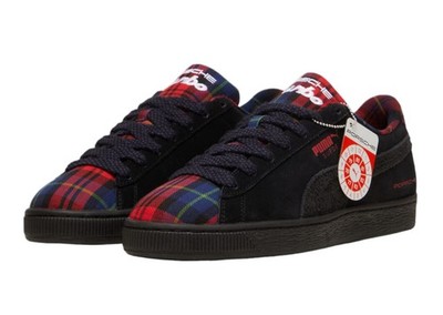 Puma Porsche 911 Turbo Legacy Suede Classic Tartan Black / Redmazing (Mens 14)