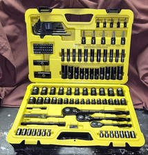 Stanley Professional Grade Black Chrome Mechanics Tool Set 150 Pieces Sockets Stanley Professional Grade Black Chrome Mechanics Tool Set 150 Pieces Sockets