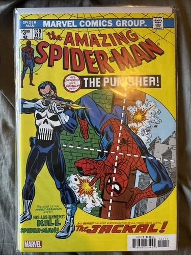 Amazing Spider-Man #129 Facsimile Edition (Marvel Comics, 2023) 1st Punisher NM