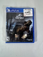 Jurassic World: Evolution (Sony PlayStation 4, 2020) PS4 Tested *DAMAGED CASE