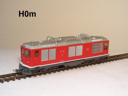 BEMO 1267200: FO HGm 4/4 61 Zahnraddiesellok, Ablieferungszustand, analog, NEU | Zustand: Neu