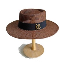 Summer Straw Sun Hat for Women Men Hollow Woven Paper Straw High-End Fashion