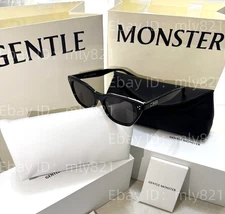 Gentlemonster Sunglasses Cookie 01 Black Frame Black Lenses