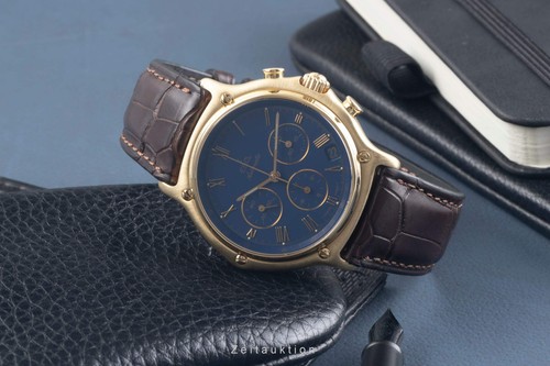 Ebel 1911 Chronograph 18k (0,750) Gold Automatik Herrenuhr Ref. 8134901 - Bild 4 von 16