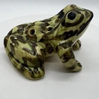 Vtg Brush - McCoy Art Pottery Flower Frog Froggy 7-Holes for Stems