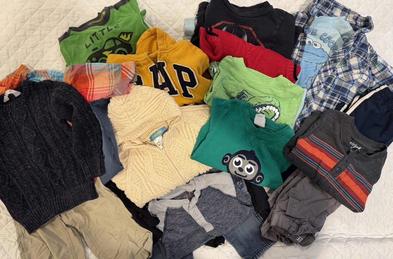 GAP Gymboree Janie Jack Cat 2T Boys Fall Winter Outfit Set Lot Back to School 