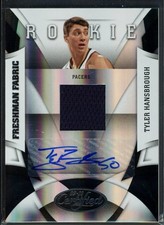 2009-10 Panini  Certified Tyler Hansbrough Freshman Fabric RC Auto /399