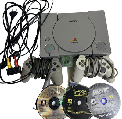 Sony PlayStation 1 Spielkonosle - Matt Grau (SCPH-5502)