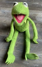 Kermit The Frog Muppets Fisher Price Toys 850 Plush RARE 18" Stuffed Doll 1976