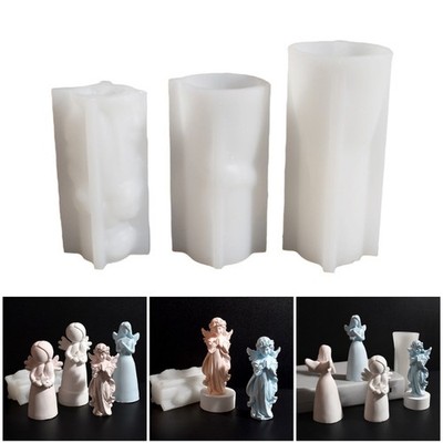 Silicone 3D Angel Mold for DIY Projects High Temperature Resistant Mould