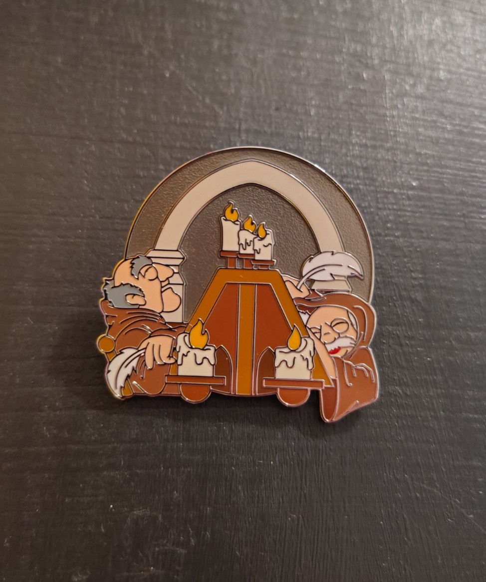 Statler and Waldorf Spaceship Earth Epcot Disney World Muppets Park Day Pin