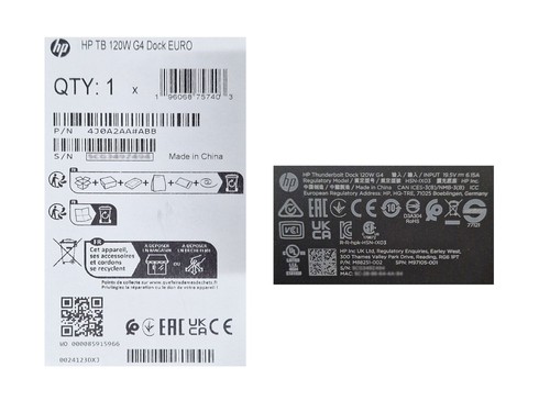Station d'accueil Thunderbolt originale HP Elite Dragonfly Max G4 port Thunderbolt 4 - Photo 6/7