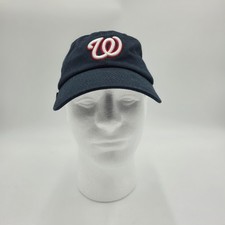 Washington Nationals Hat Cap Strapback Blue Embroidered MLB Baseball - BIN A69