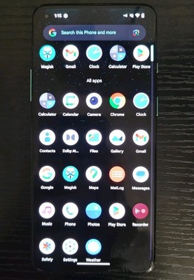 OnePlus 8T 256 GB Storage 12GB RAM Aquamarine Green Dual Sim Custom Rom, Rooted