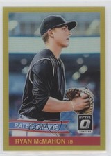 2018 Donruss Optic Rated Rookie Retro 1984 Gold Prizm 2/10 Ryan McMahon #RR7 a2f