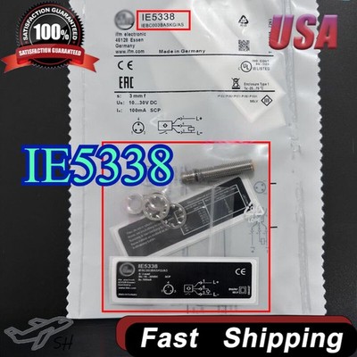 IE5338 IFM Inductive Proximity Switch Sensor 10-30VDC 3mm 100mA Brand New