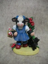 Dorothy and Toto - Land of Oz-   Mary Moo Moo Cow Figurine