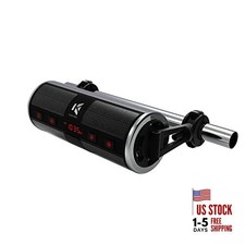 Motorcycle Speakers Bluetooth Waterproof Radio Audio System Built-in Silver