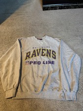 Vintage 90’s Champion Baltimore Ravens Authentic Pro Line large Sweatshirt euc