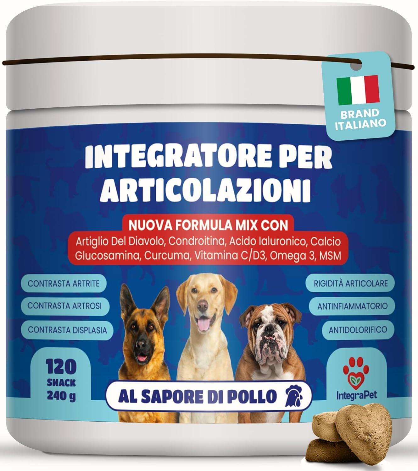 Integratore Articolazioni per Cani – Integratori Articolazioni Cani Con Collagen