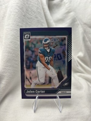 2024 Panini Donruss Optic - Jalen Carter #163 Purple Prizm /60