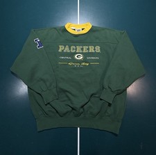 Vintage Green Bay Packers Lee Sports Crewneck Sweatshirt Men 2XL Embroidered 90s