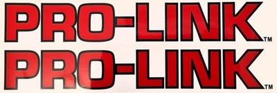 PRO LINK Honda MTX  gelb DEKOR DECAL  Aufkleber Schwingenaufkleber Swingarm yell