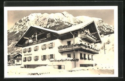 Oberstdorf, Ansichtskarte, Christl. Freizeitheim Hans Krebs 
