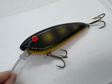 5.5” Ohio Musky Baits Pork Chop Black Perch Crankbait Trolling Musky Lure